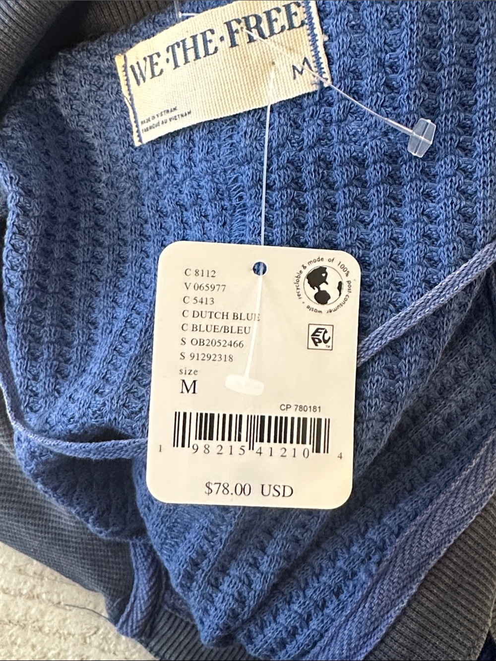 NWT- Free People Travis Polo (M) - Picture 8 of 9